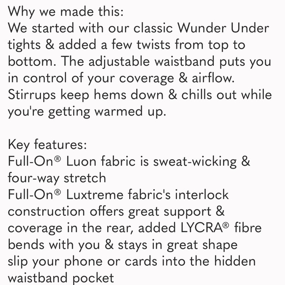 Lululemon Wunder Under Stirrup Pant Special Edition - Picture 15 of 16